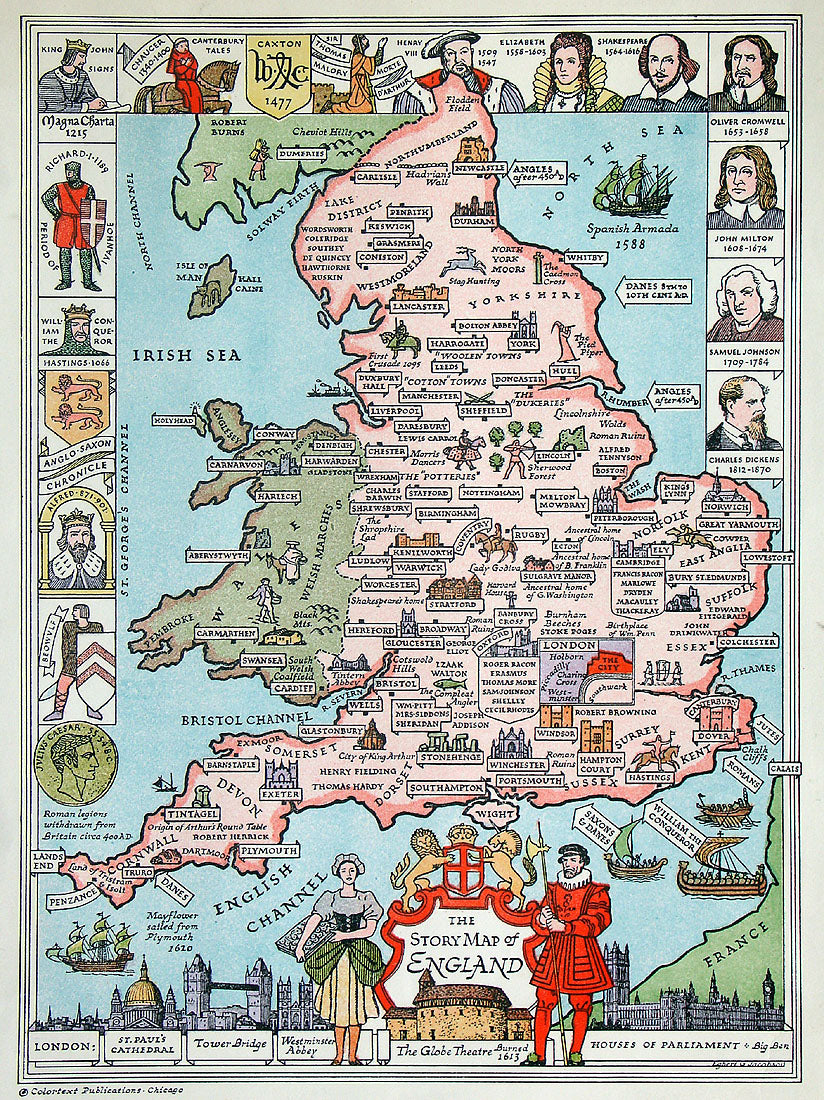 England The Story Map Of England The Old Map Gallery england-the-story-map-of-england-the-old-map-gallery