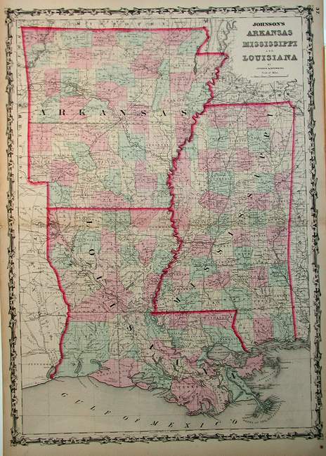 Johnson's Arkansas Mississippi and Louisiana