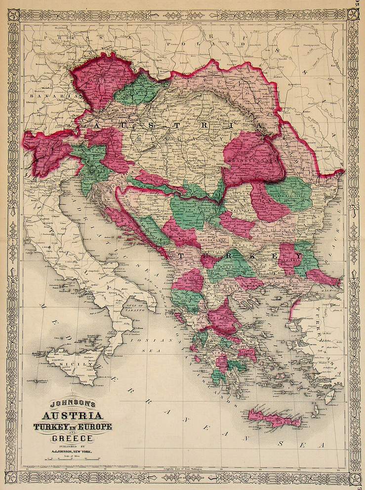 Johnson's Austria Turkey in Europe and Greece