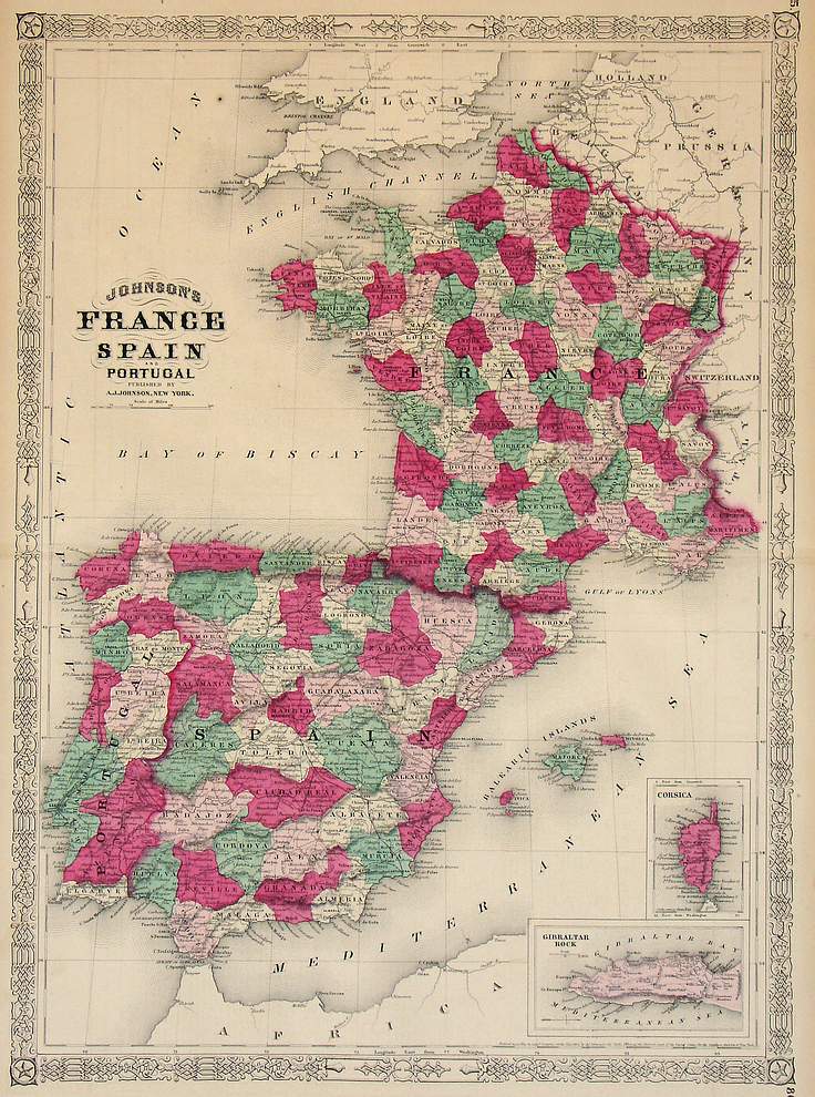 Johnson's France Spain and Portugal