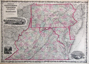 Johnson's Pennsylvania Virginia Delaware and Maryland