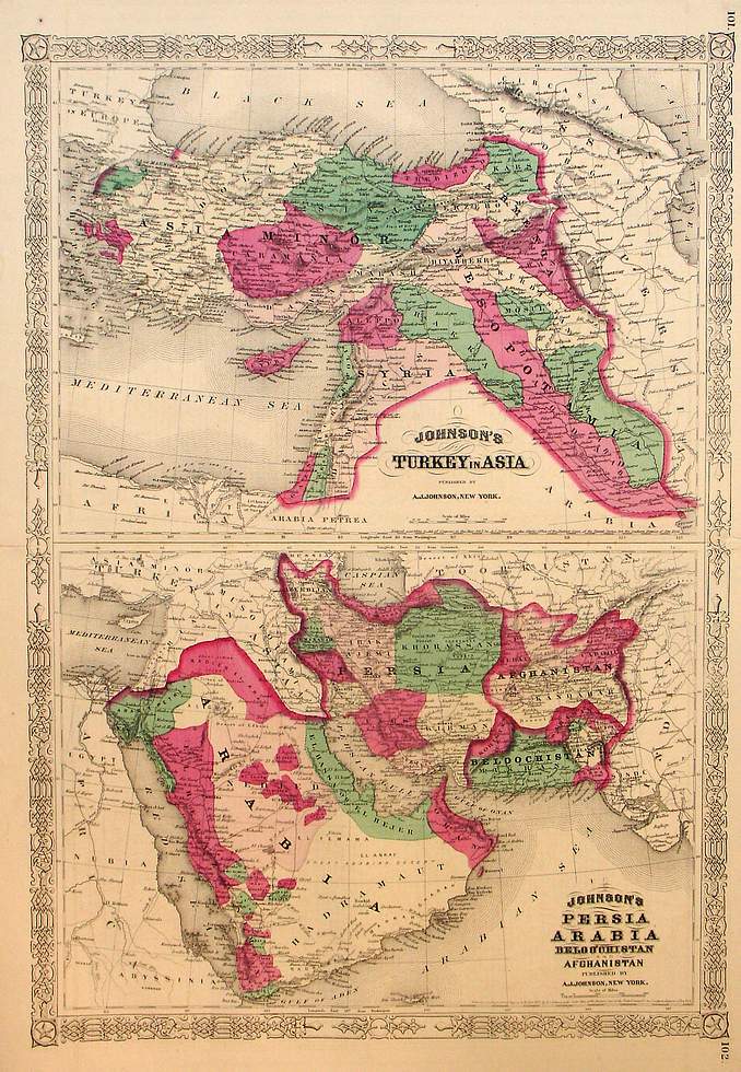 Johnson's Turkey in Asia, Persia, Arabia