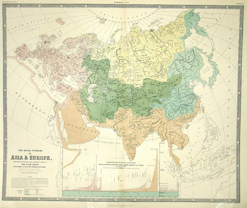 River Systems of Asia & Europe – The Old Map Gallery