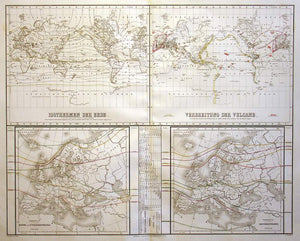 Isothermen Der Erde...Vulcane..