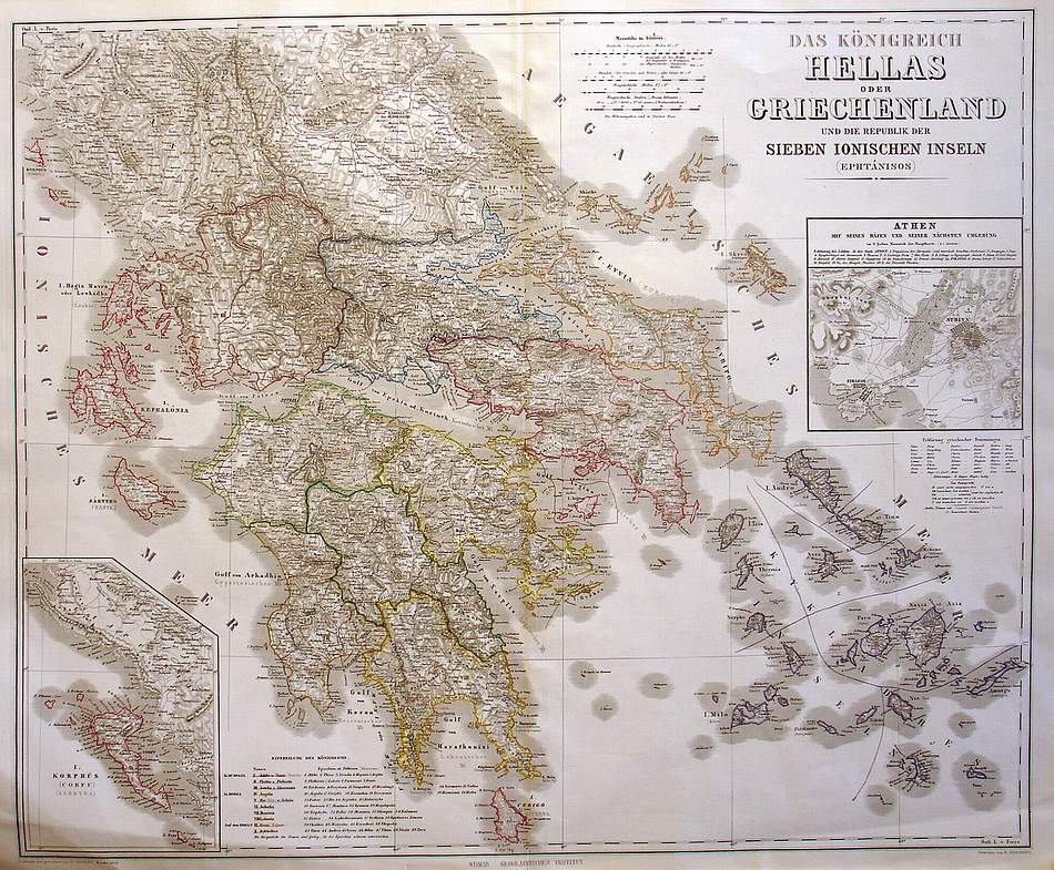 Hellas Oder... (Greece and upper...) – The Old Map Gallery