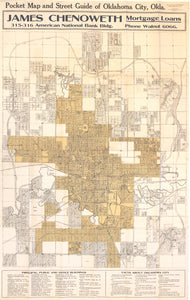 (OK. - Oklahoma City) Pocket Map and Street Guide of...