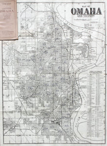 (NE.-Omaha) Map of Omaha....