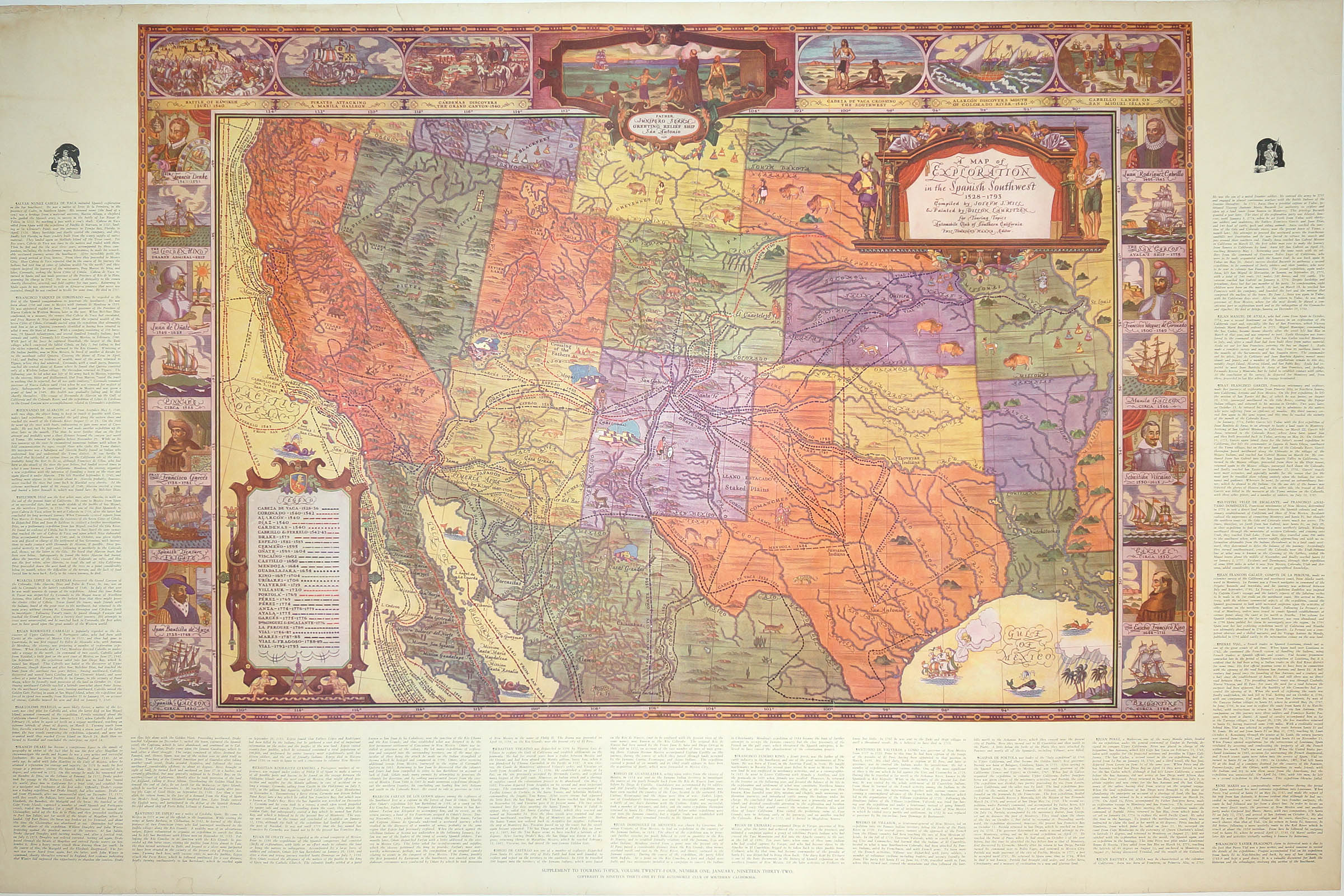 (Southwest) A Map Of Exploration in....