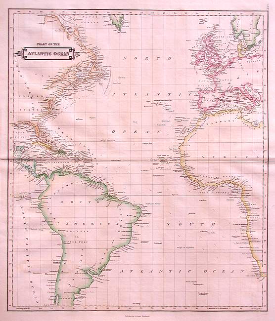 Chart of the Atlantic Ocean