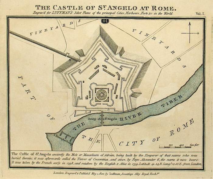 The Castle of St. Angelo at Rome