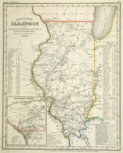 (Illinois) Neueste Karte von Illinois...,