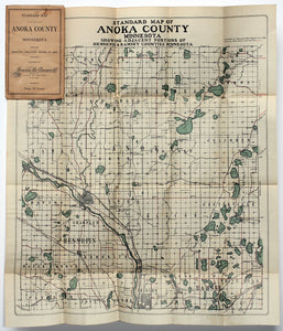 (MN - Anoka County) Standard Map of Anoka County...