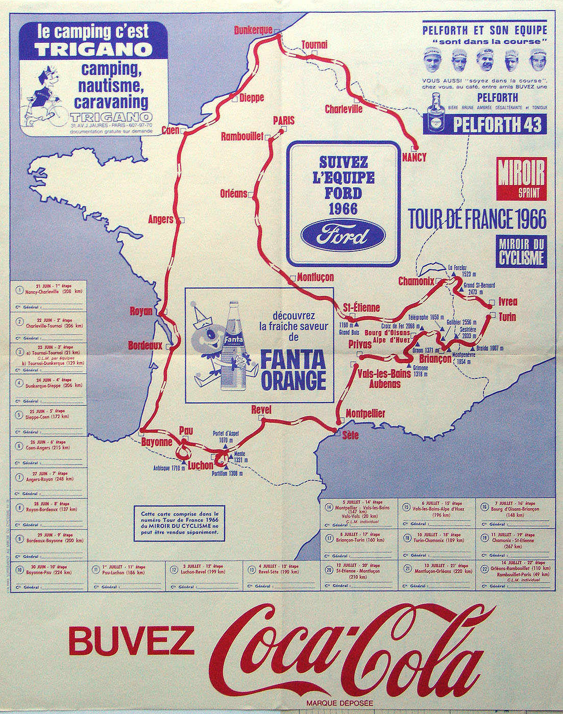 Tour De France – The Old Map Gallery