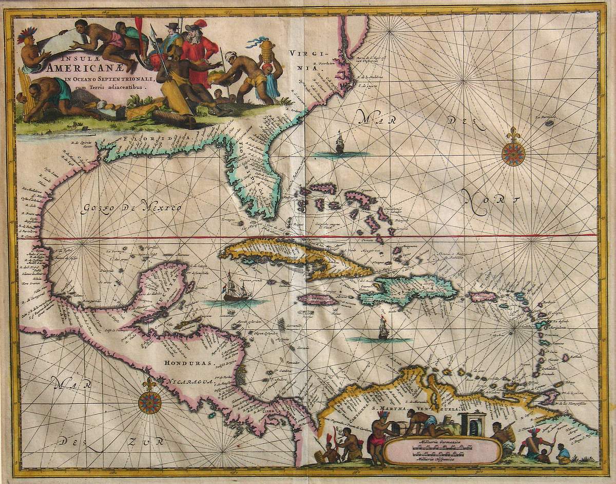 Caribbean – The Old Map Gallery