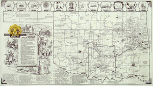 (Oklahoma) Historical Map of Oklahoma