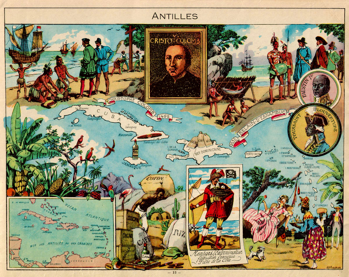 Antilles The Old Map Gallery
