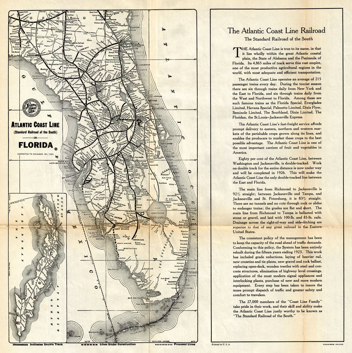 (florida) Atlantic Coast Line – The Old Map Gallery