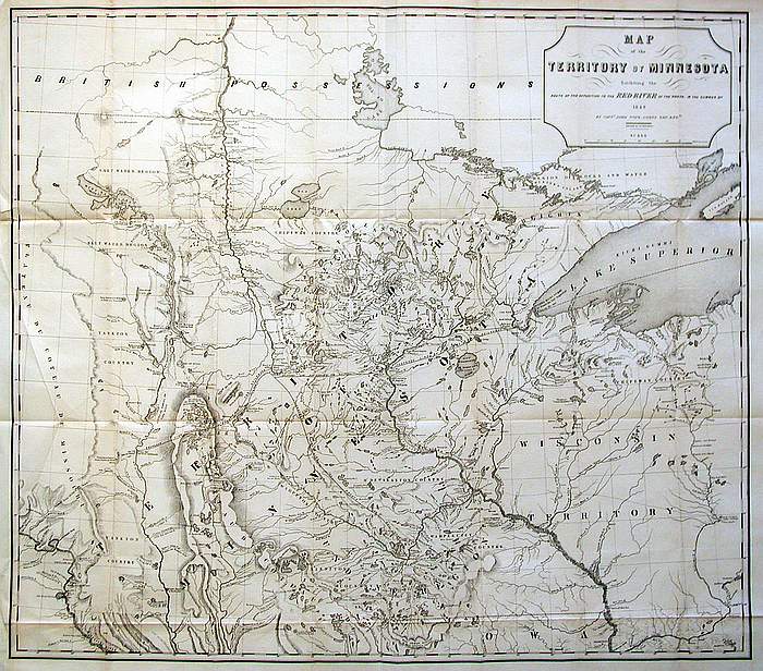 Map of The Territory of Minnesota