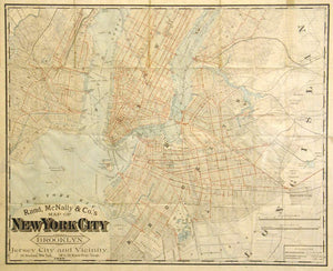 Map of New York City Brooklyn