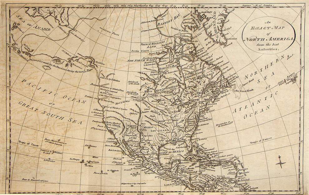 An Exact Map of North America...
