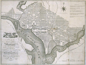 (Washington D.C.) Plan of the City of Washington, in the Territo