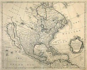 A Map of North America With the European Settlements & whatever