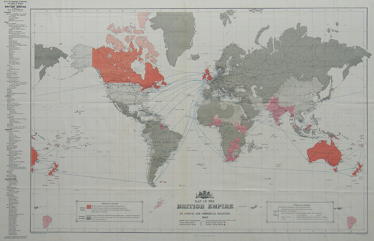 (World) Map of the British Empire