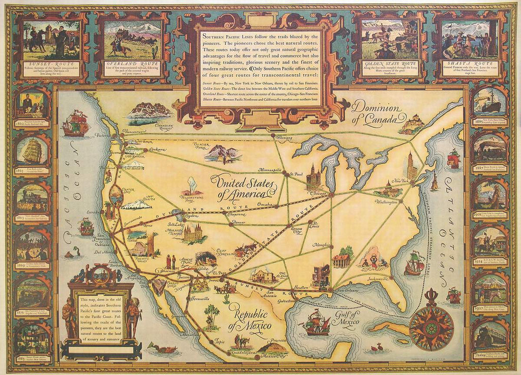 (US) United States – The Old Map Gallery
