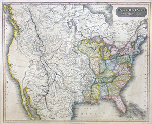 (US) United States and Additions, 1832.