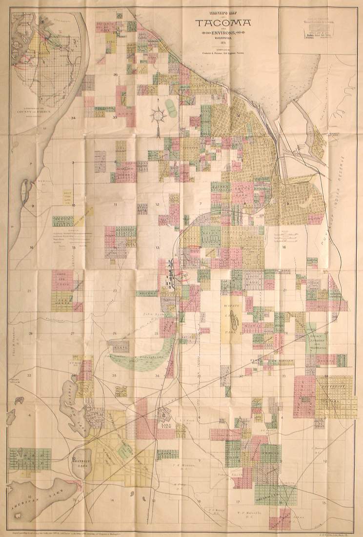 Travers Map of Tacoma