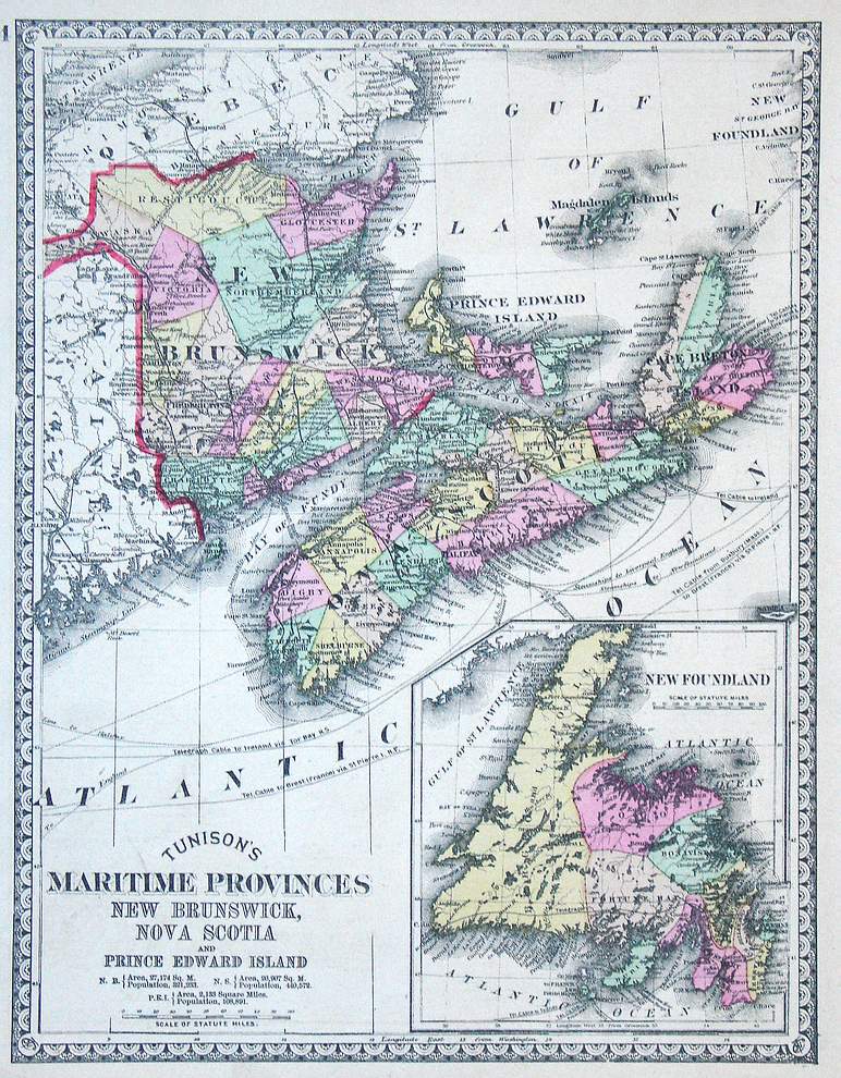 Tunison's Maritime Provinces New Brunswick, Nova Scotia, and Pri