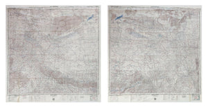A cold war era silk flyers map for the Himalayas Tibet Nepal China Mongolia