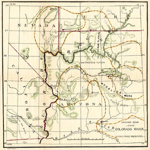 (AZ.-UT.-NV.-CA.) Drainage Basin Lower Colorado River