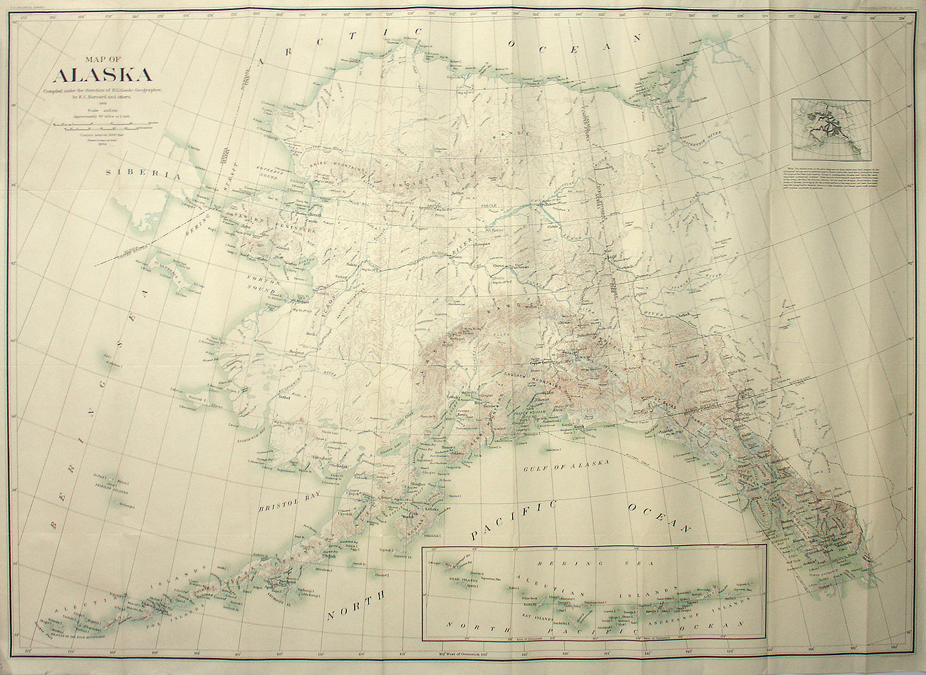 (AK) Map of Alaska