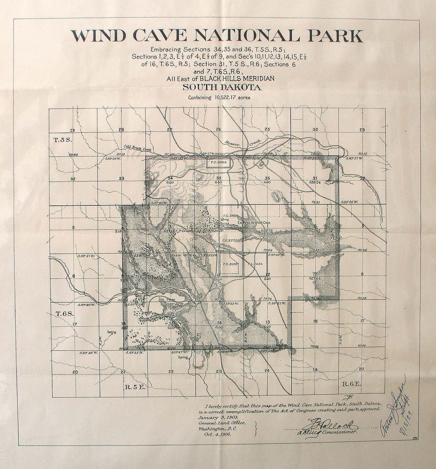 (SD- Wind Cave) Wind Cave National Park