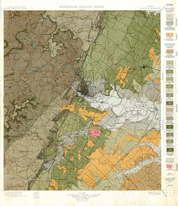 (TX.-Austin) Texas Austin Quadrangle - Historical Geology Sheet