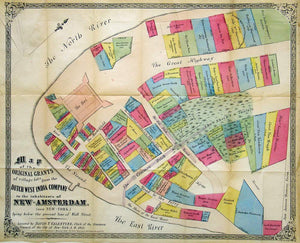 (New York City)  Map of the Original Grants