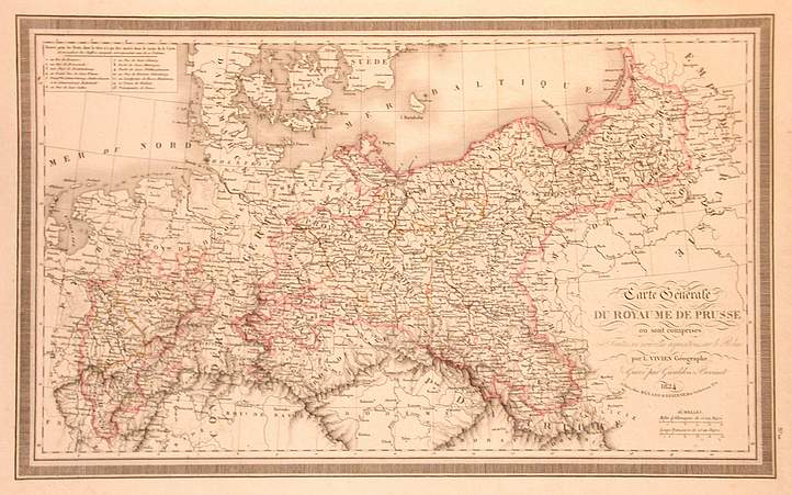 Carte Generale Du Royaume De Prussecomprenant (Germany, Prussia)