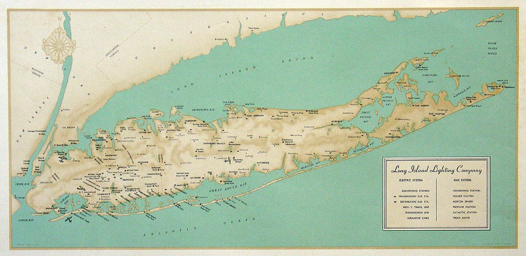 Li Map Company (New York- Long Island) Long Island Lighting Company – The Old Map Gallery