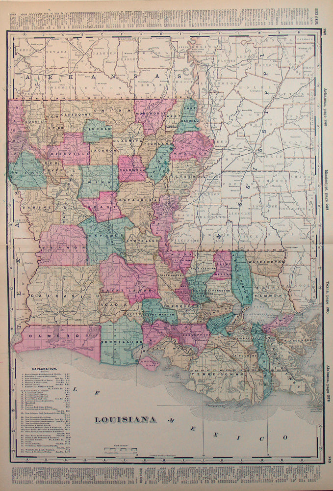 Louisiana The Old Map Gallery