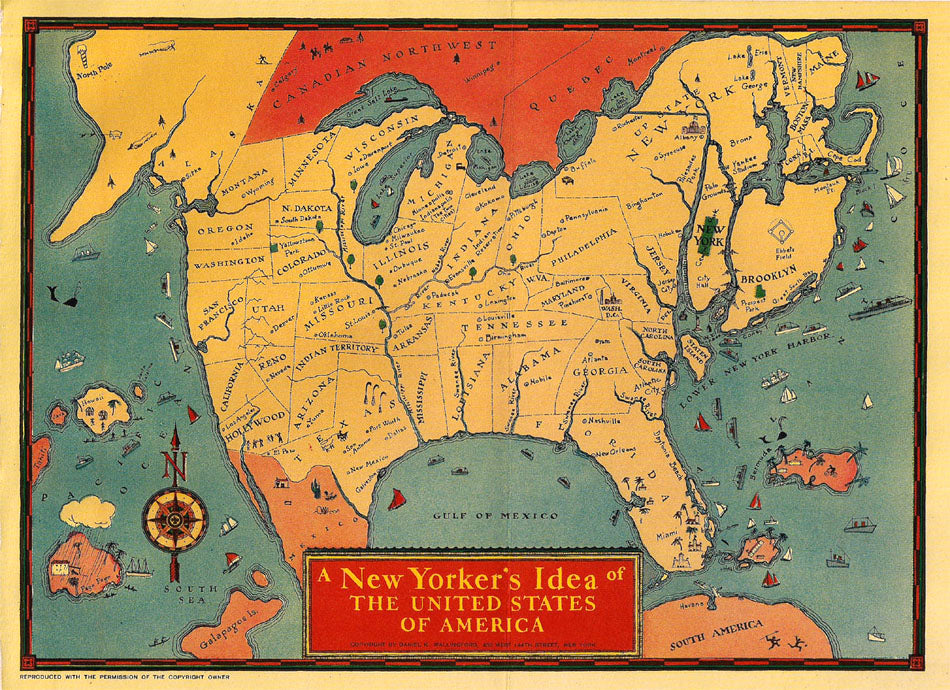 (NY-NY) A New Yorker's Idea of The United States of America