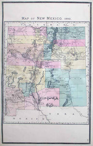(New Mexico) Map of New Mexico