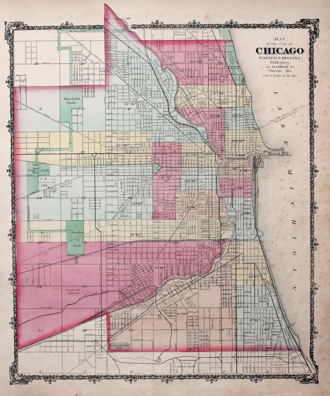 (IL- Chicago) Map of the City of Chicago