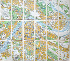 (Czechoslovakia - Prague) Illustrated Plan and Guide Fastr Praha