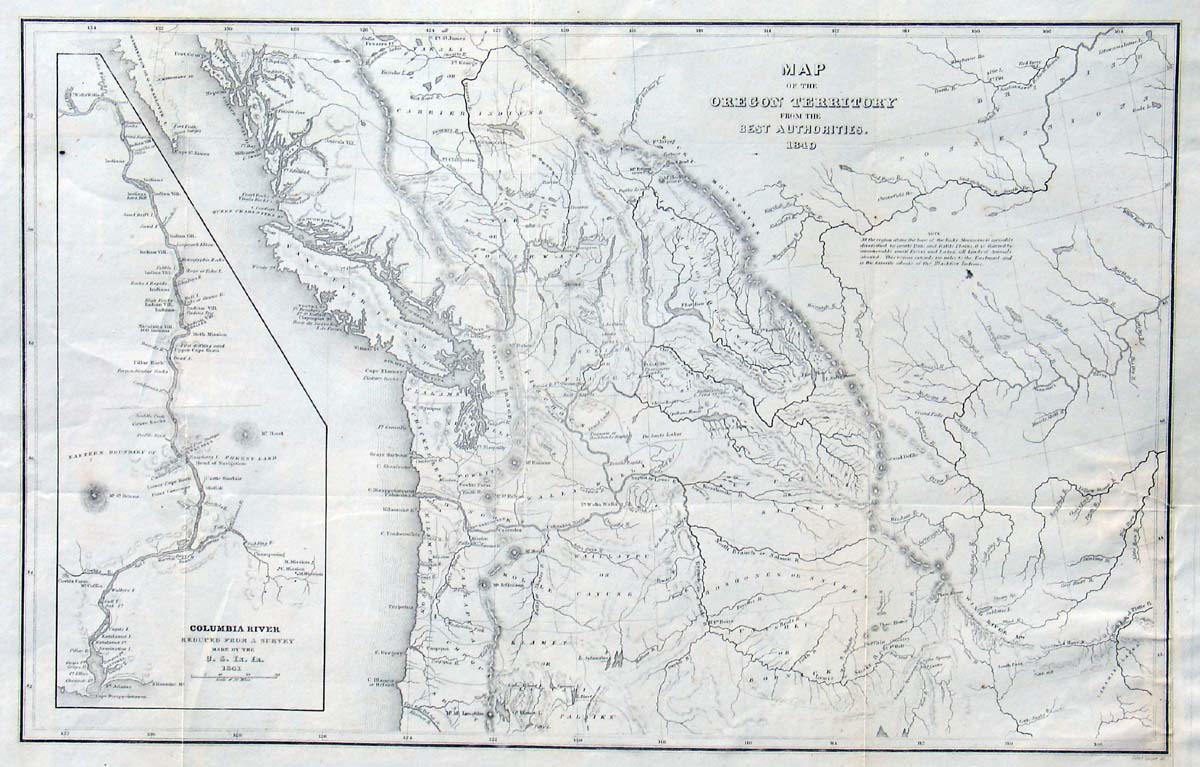 (West - Pacific Northwest) Map of....